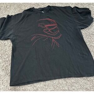 Star Wars Kylo Ren Graphic T-Shirt‎ Black XXL Mens Movie Tee